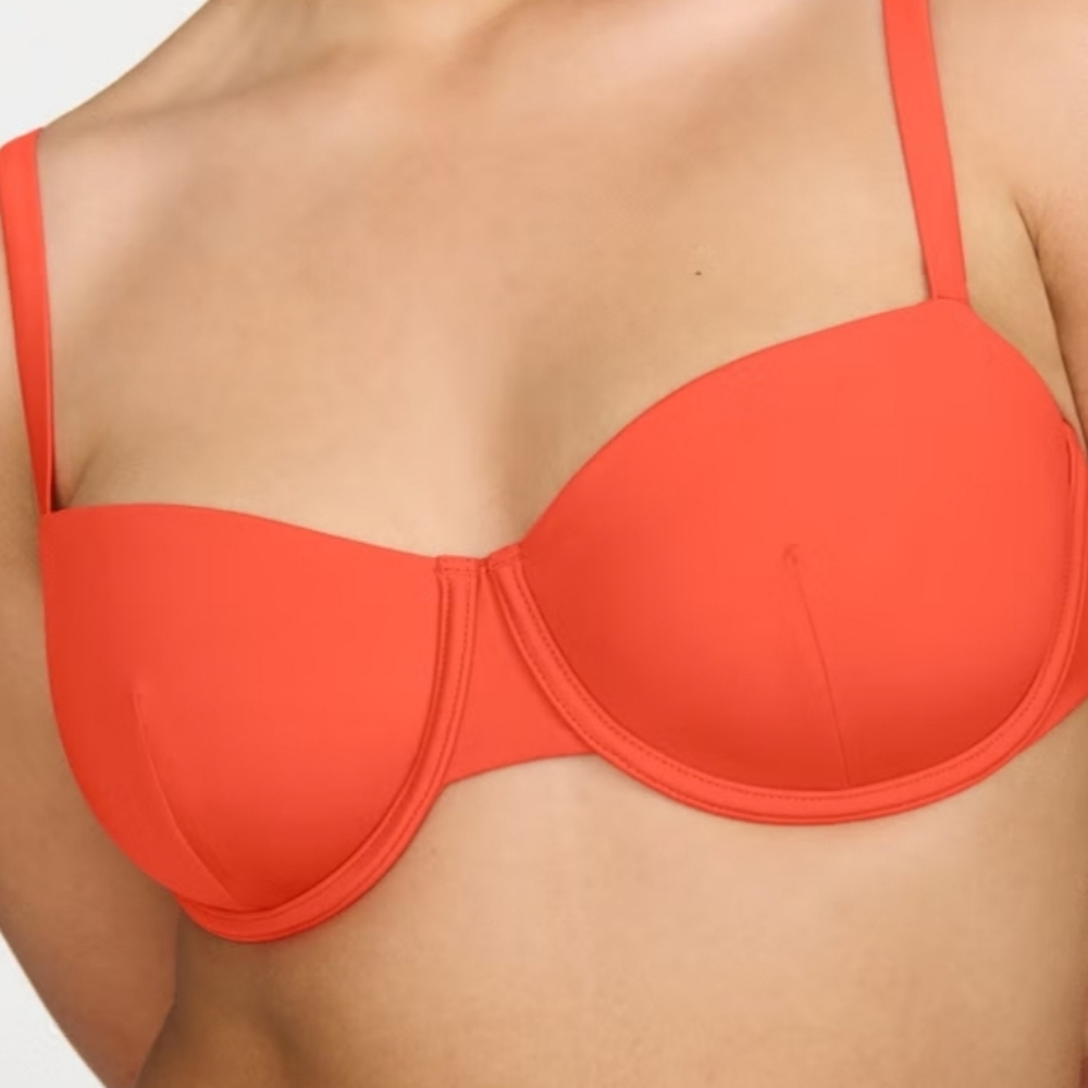 New Cuup Swim The Balconette Hibiscus Size 3 30D, 32C